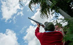 clay shooting at Matahui Luxury Lodge